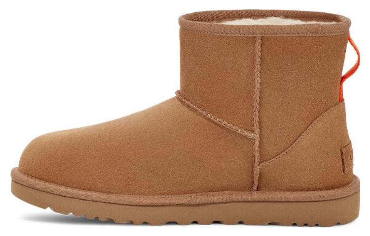 Women's winter boots UGG CLASSIC MINI, chestnut