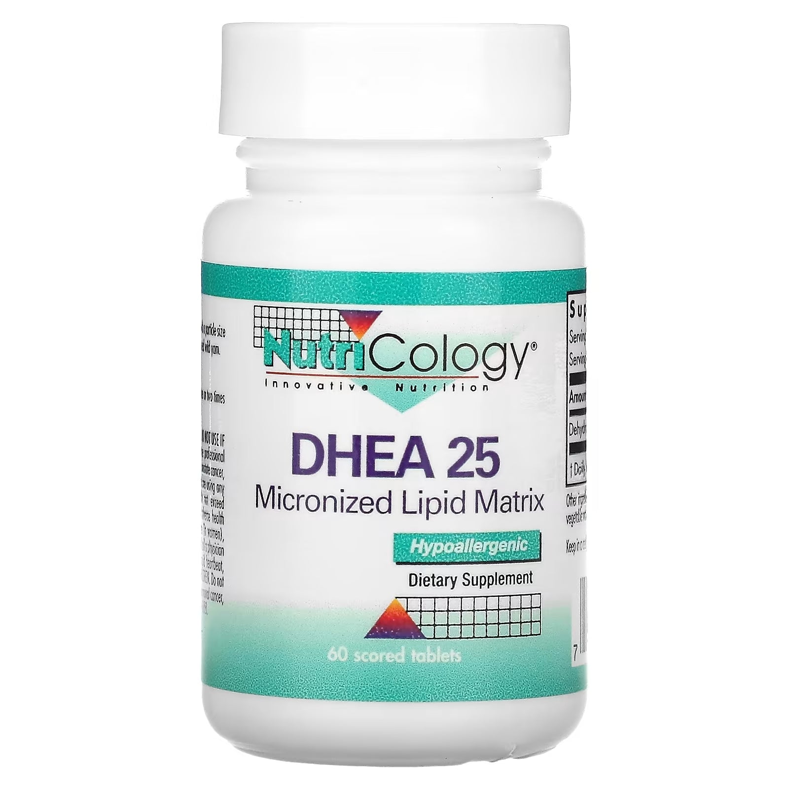 Nutricology DHEA 25, 60 tablets