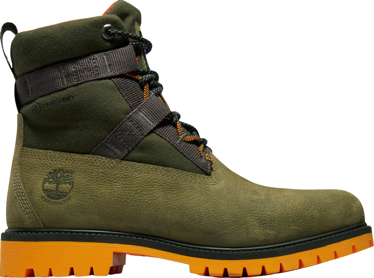 Christopher Raeburn x 6 Inch Heritage Boot Earthkeepers by Raeburn, green