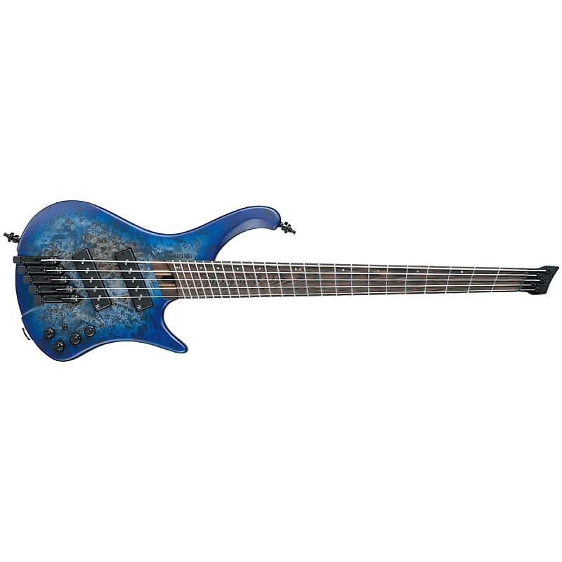 Ibanez EHB1505MS PLF Pacific Blue Burst Flat 5-String Headless Bass + Gig Bag NEW EHB 1505MS PLF EHB1505MSPLF EHB 1505MS PLF