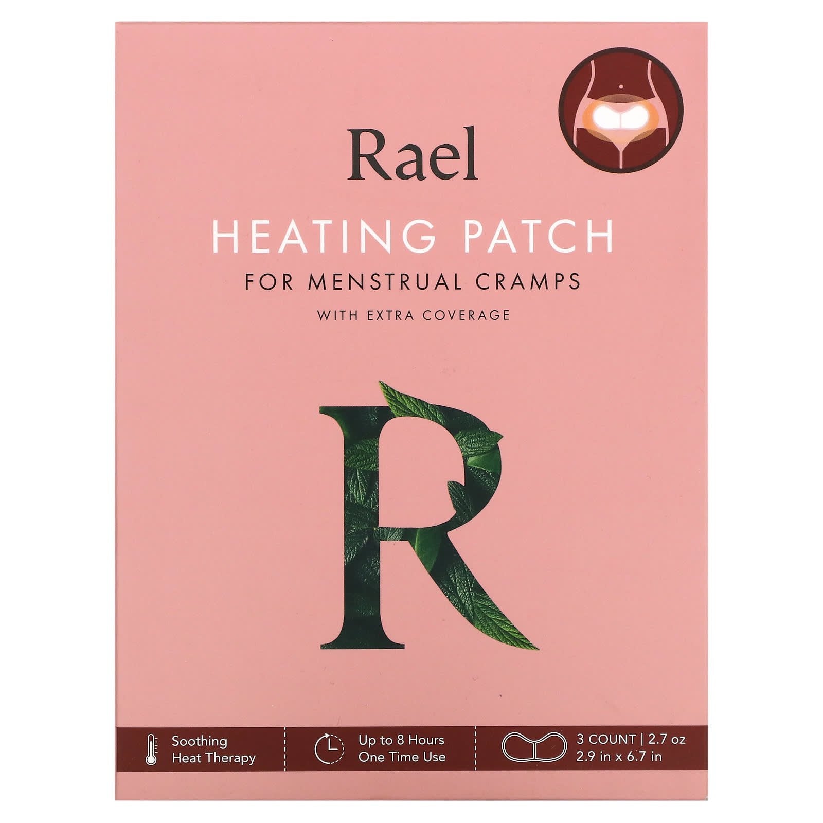 Warming Patches Inc. Rael for menstrual cramps