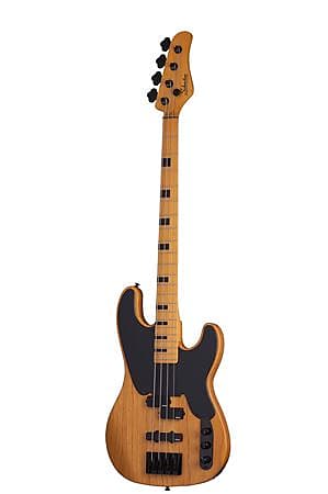 Schecter Model-T Session Bass Guitar Aged Natural Satin MODELTSES ANS