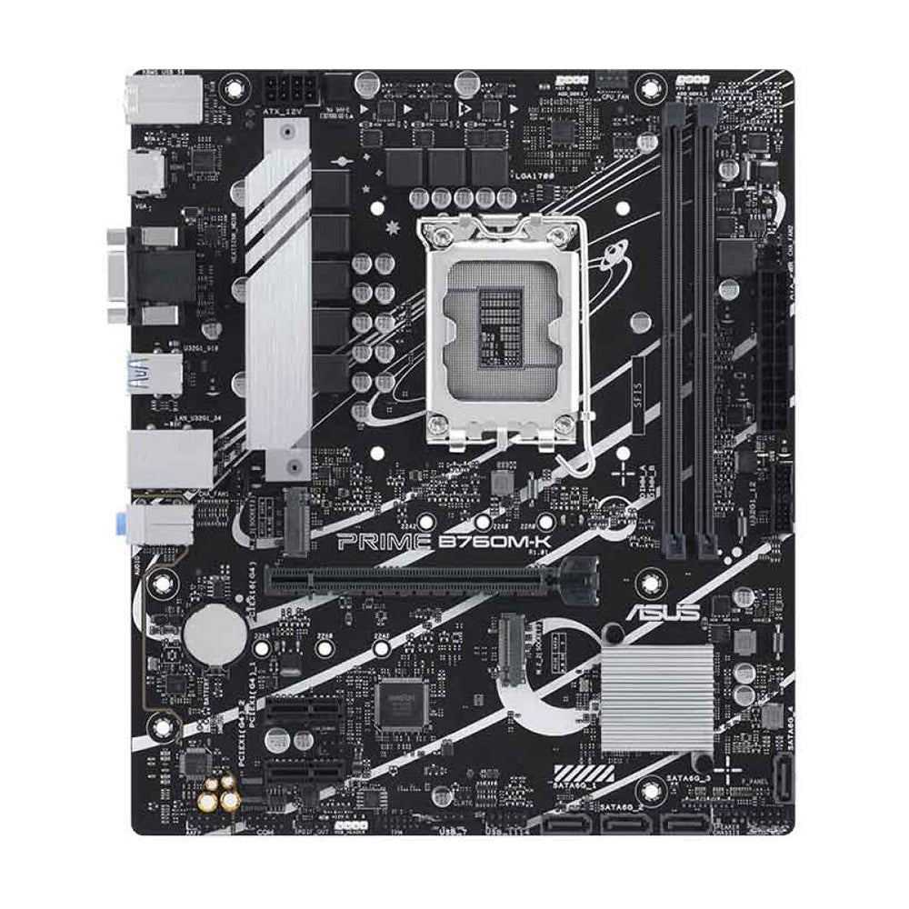 اللوحة الأم Asus PRIME B760M-K، LGA1700، DDR5