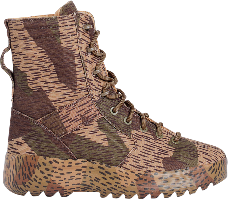 Yeezy Season 6 Military Boot Splinter Camo, brown