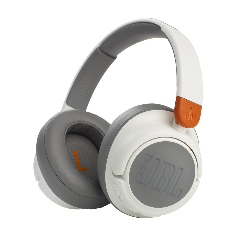 سماعات رأس لاسلكية JBL JR460NC، بيضاء