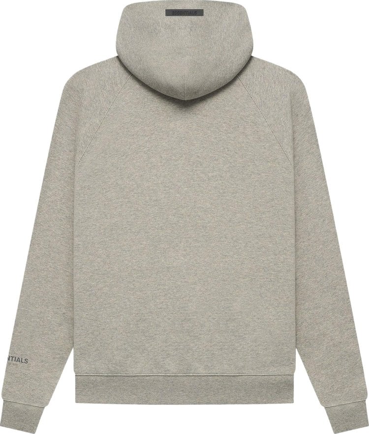 Fear of God Essentials Hoodie 'Dark Heather Oatmeal', gray