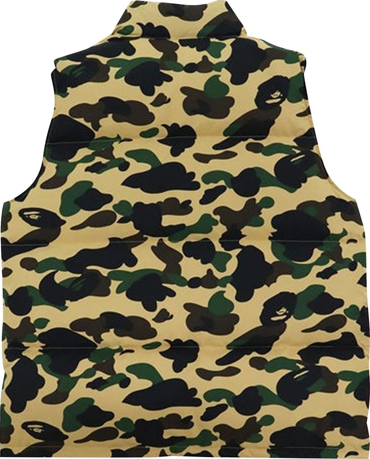 سترة BAPE 1st Camo Reversible Down "Yellow"، باللون الأصفر