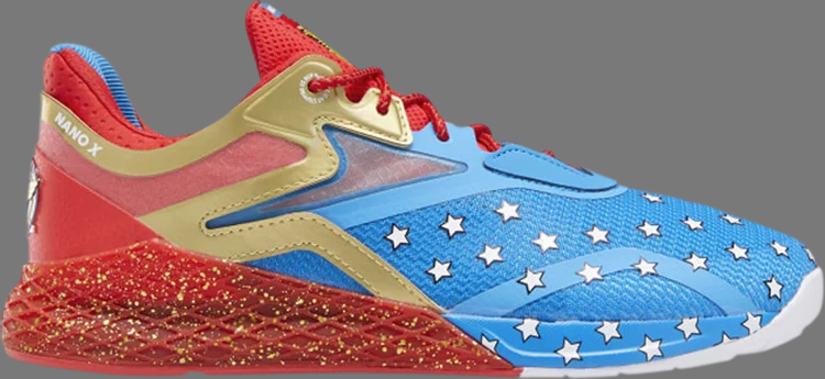 Wonder woman x nano x 'superhero costume' Reebok sneakers, blue