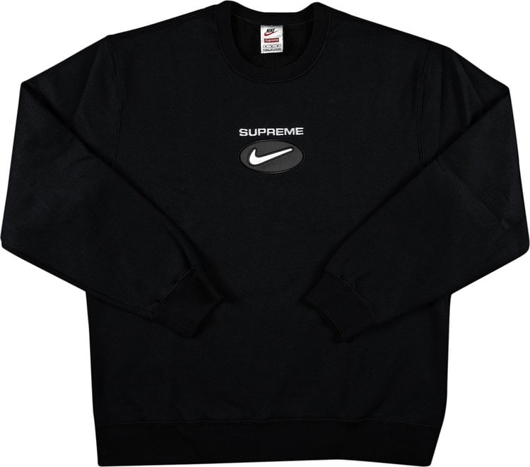 سويت شيرت Supreme x Nike Jewel Crewneck 'Black'، أسود