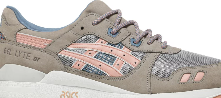 Ronnie fieg x gel lyte 3 'flamingo' Asics sneakers, gray