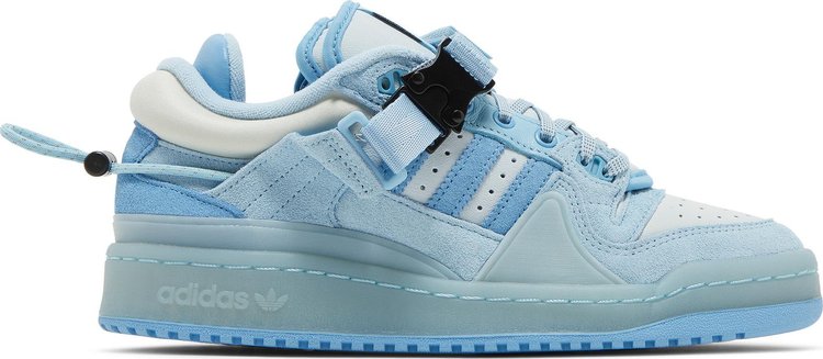 Adidas Bad Bunny x Forum Buckle Low Big Kid 'Blue Tint' Sneakers, Blue