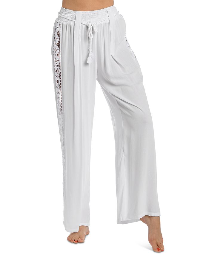 Coastal Pants with La Blanca Crochet Trim