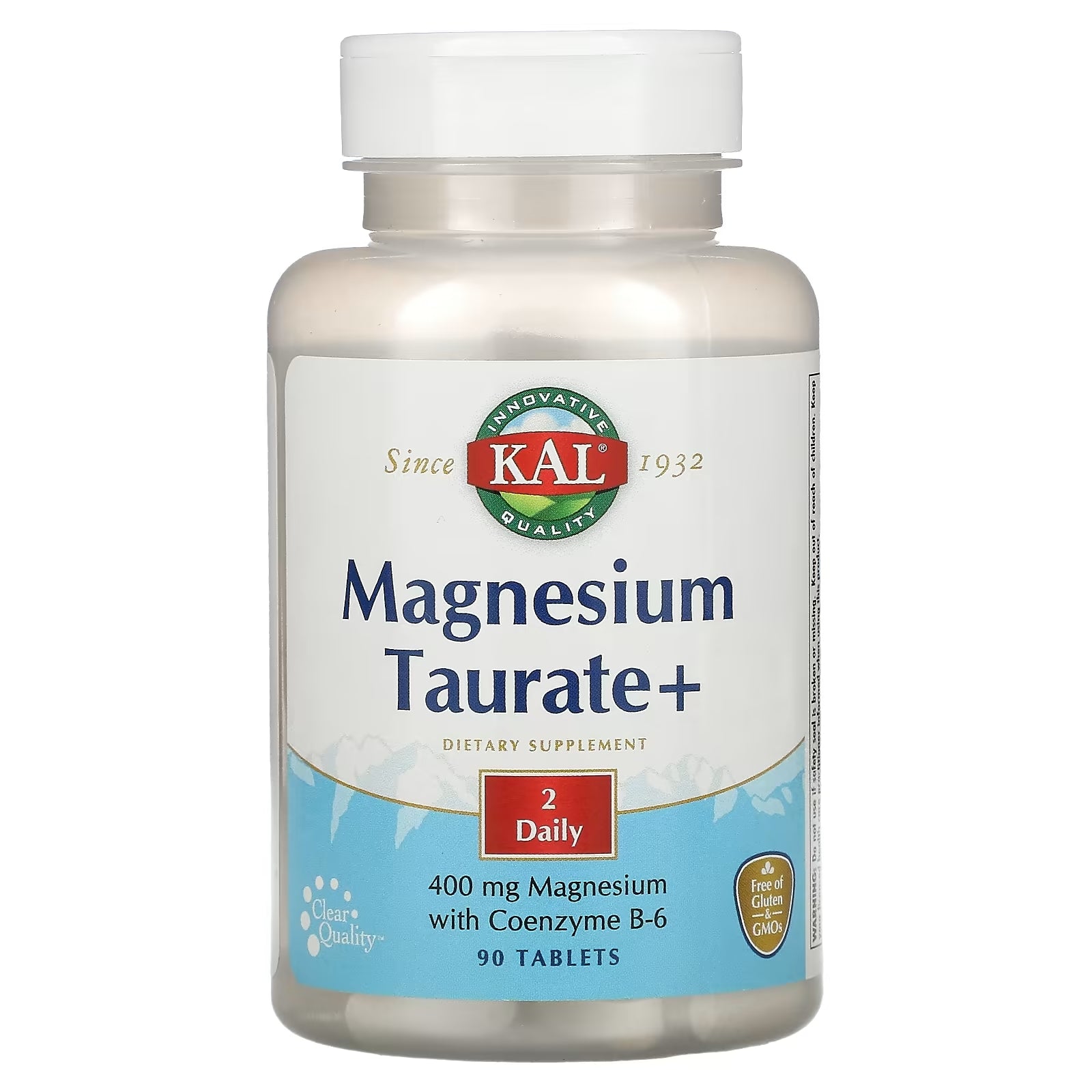 KAL magnesium taurate plus 200 mg, 90 tablets