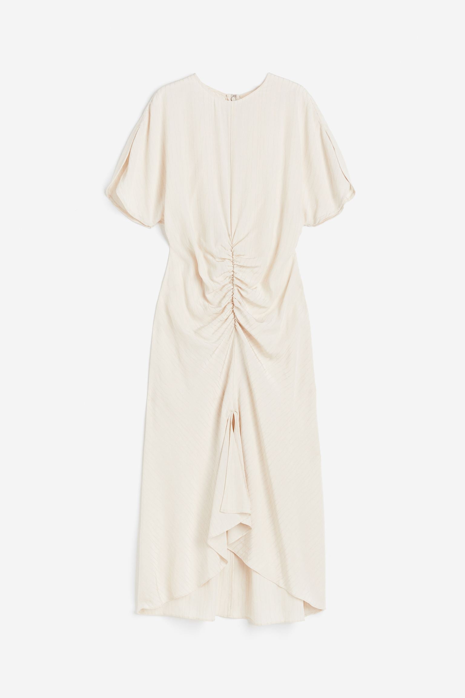 H&M Slit-sleeved dress, cream