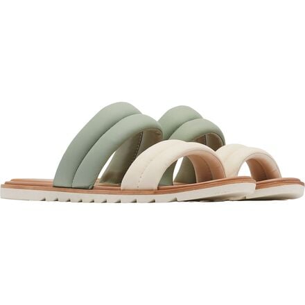 Slippers Ella II Puff - women's SOREL, color Safari/Chalk