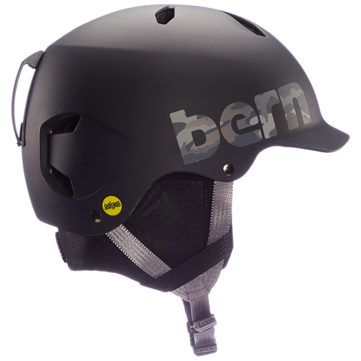 Ski helmet MIPS Bern, matte black