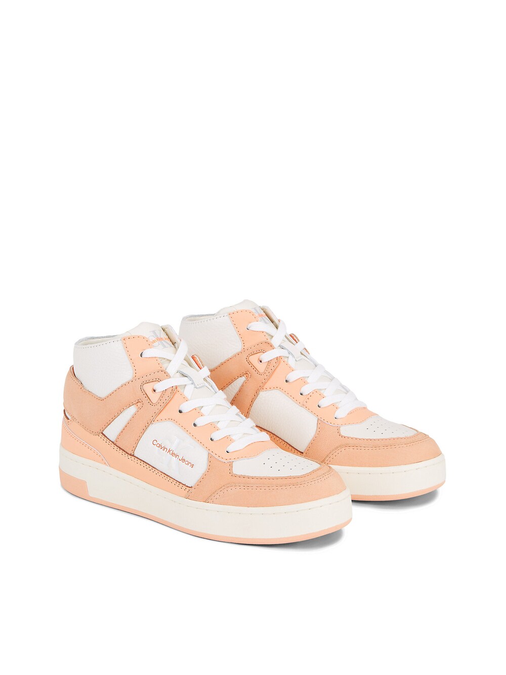 Calvin Klein High Top Sneakers, Light Orange