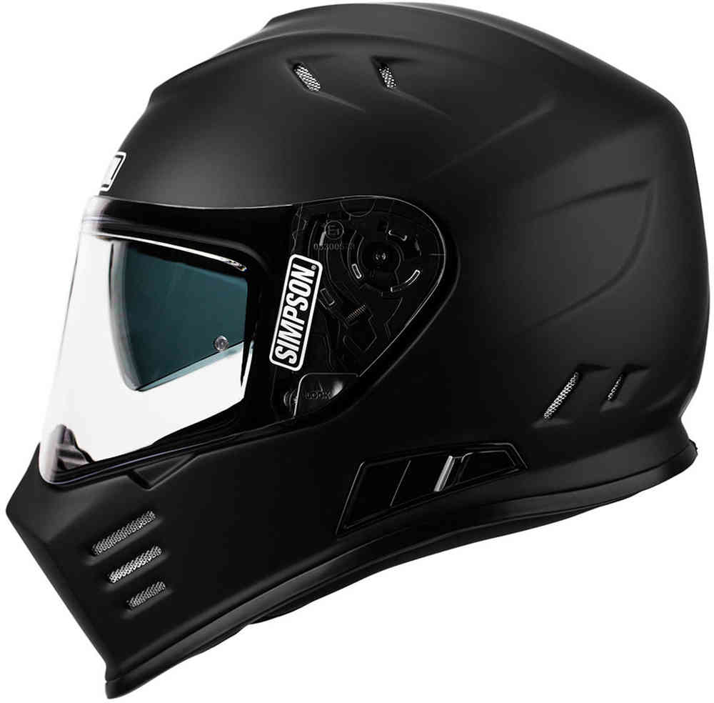 Simpson helmet, black matt