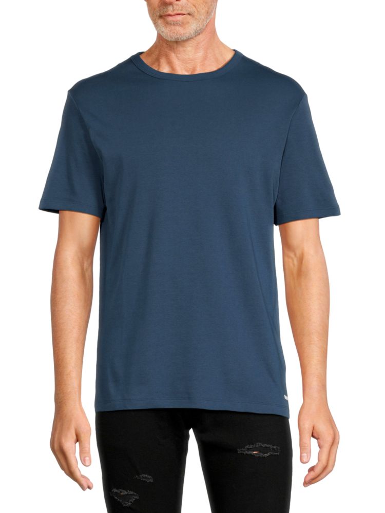 Hugo Plain Crew Neck T-Shirt, Navy