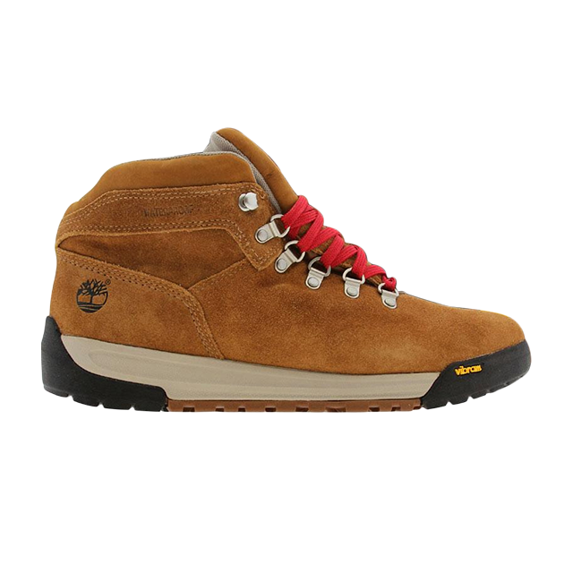 حذاء GT Scramble Mid Leather WP Timberland باللون البني