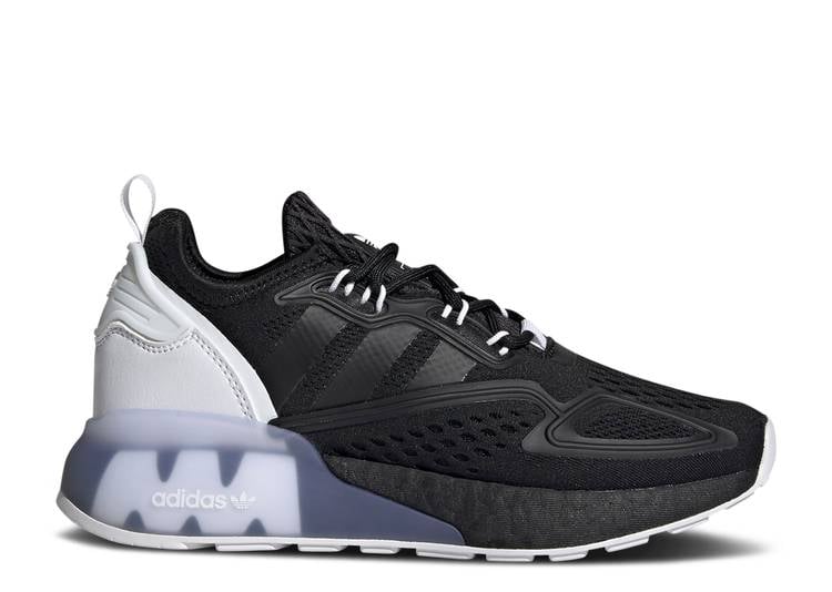 حذاء رياضي Adidas ZX 2K BOOST J 'BLACK WHITE' باللون الأسود