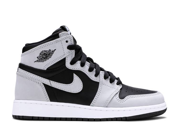 حذاء رياضي AIR JORDAN 1 RETRO HIGH OG GS 'SHADOW 2.0'، أسود