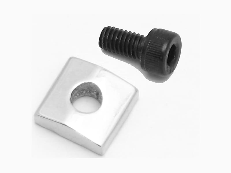 Floyd Rose Locking Nut Plate and Screw - Chrome Schaller/ Floyd Rose Locking Nut