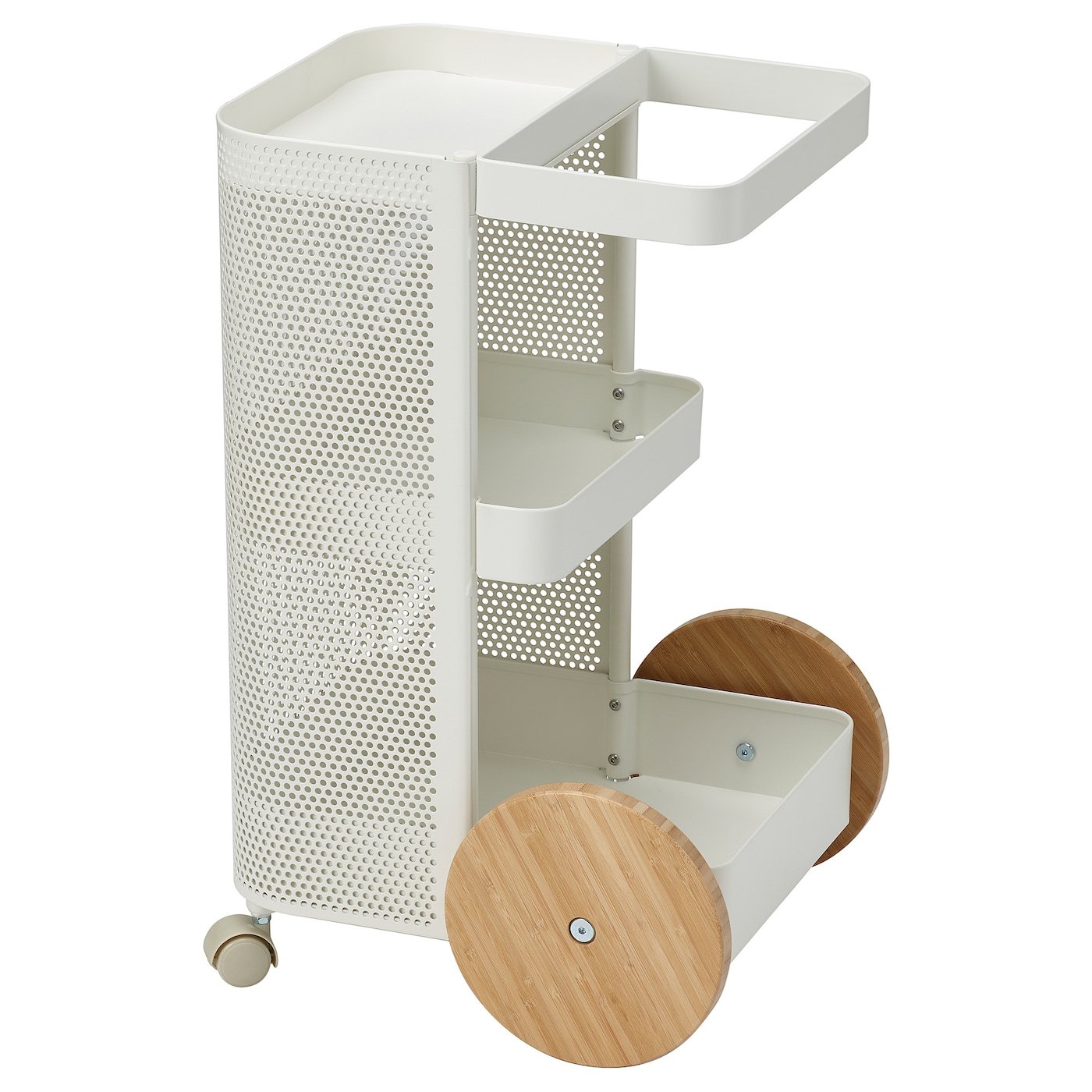 Ikea Dajlien serving trolley, white, 42x39x65 cm