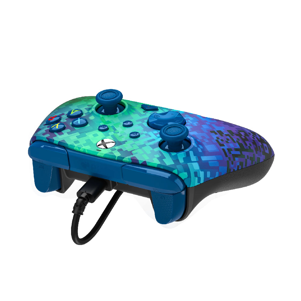 Gamepad PDP REMATCH Glitch Green, green