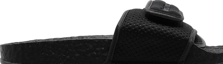 Adidas Pharrell x Chancletas Hu Slide 'Black Future' Sandals, Black