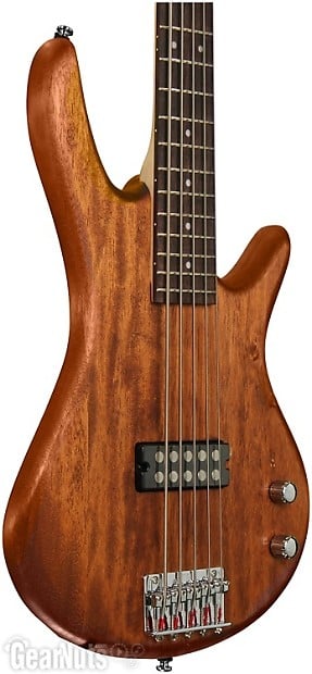 Ibanez Gio GSR105EXMOL 5-string bass guitar, natural color