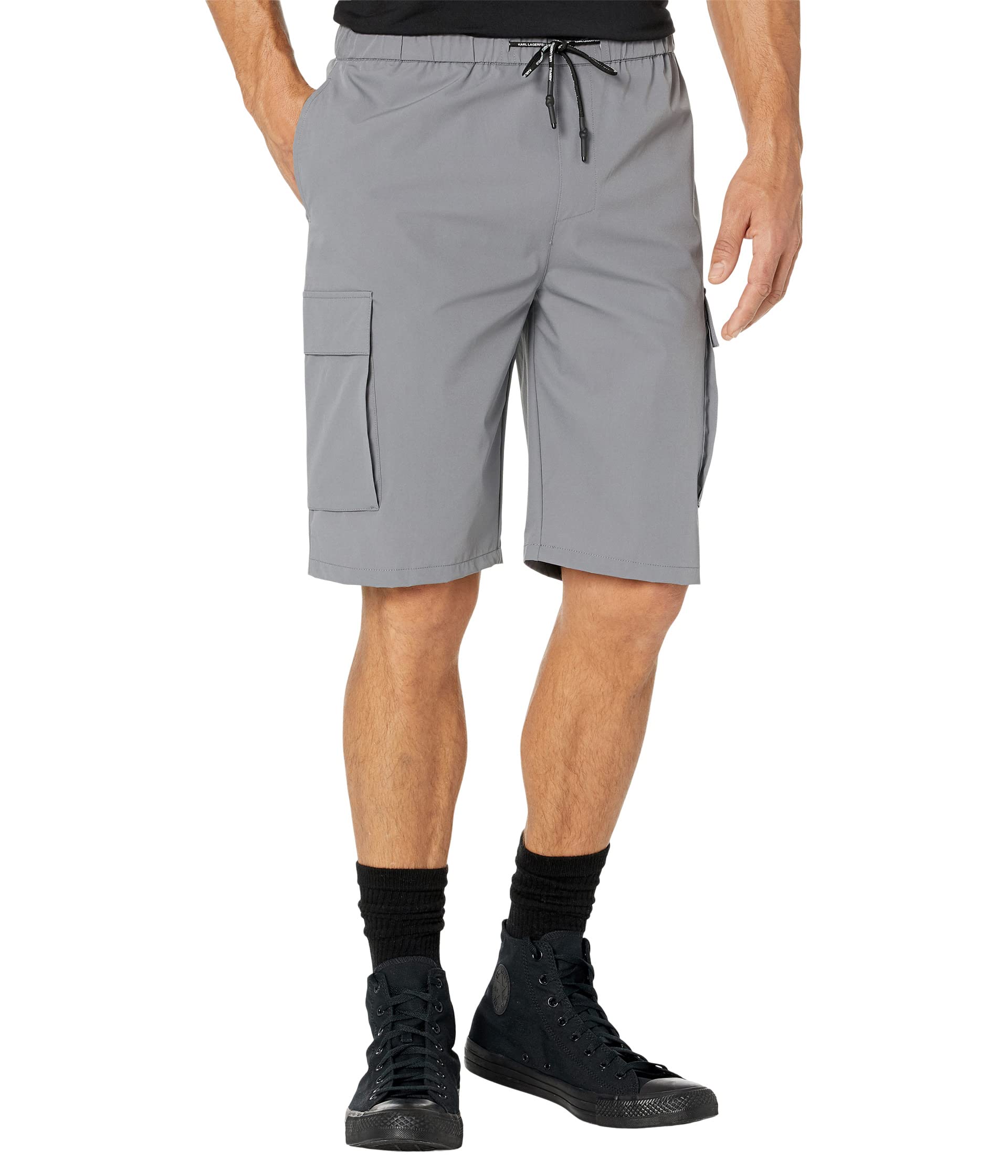 Shorts Karl Lagerfeld Paris, Stretch Nylon Cargo Shorts