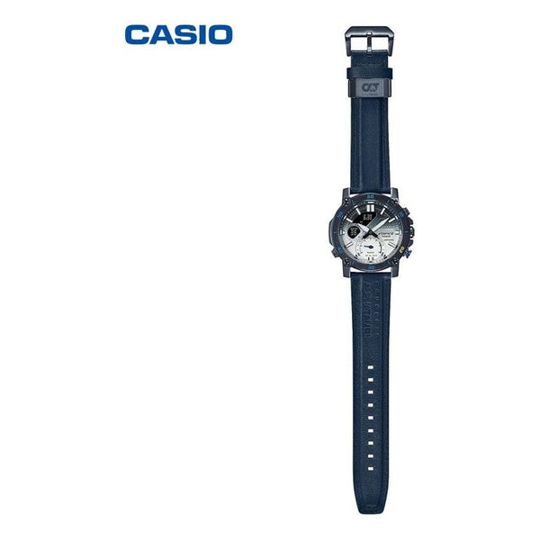 CASIO EDIFICE Waterproof Sports Sapphire Crystal Mens Blue Analog/Digital Combo Watch, blue