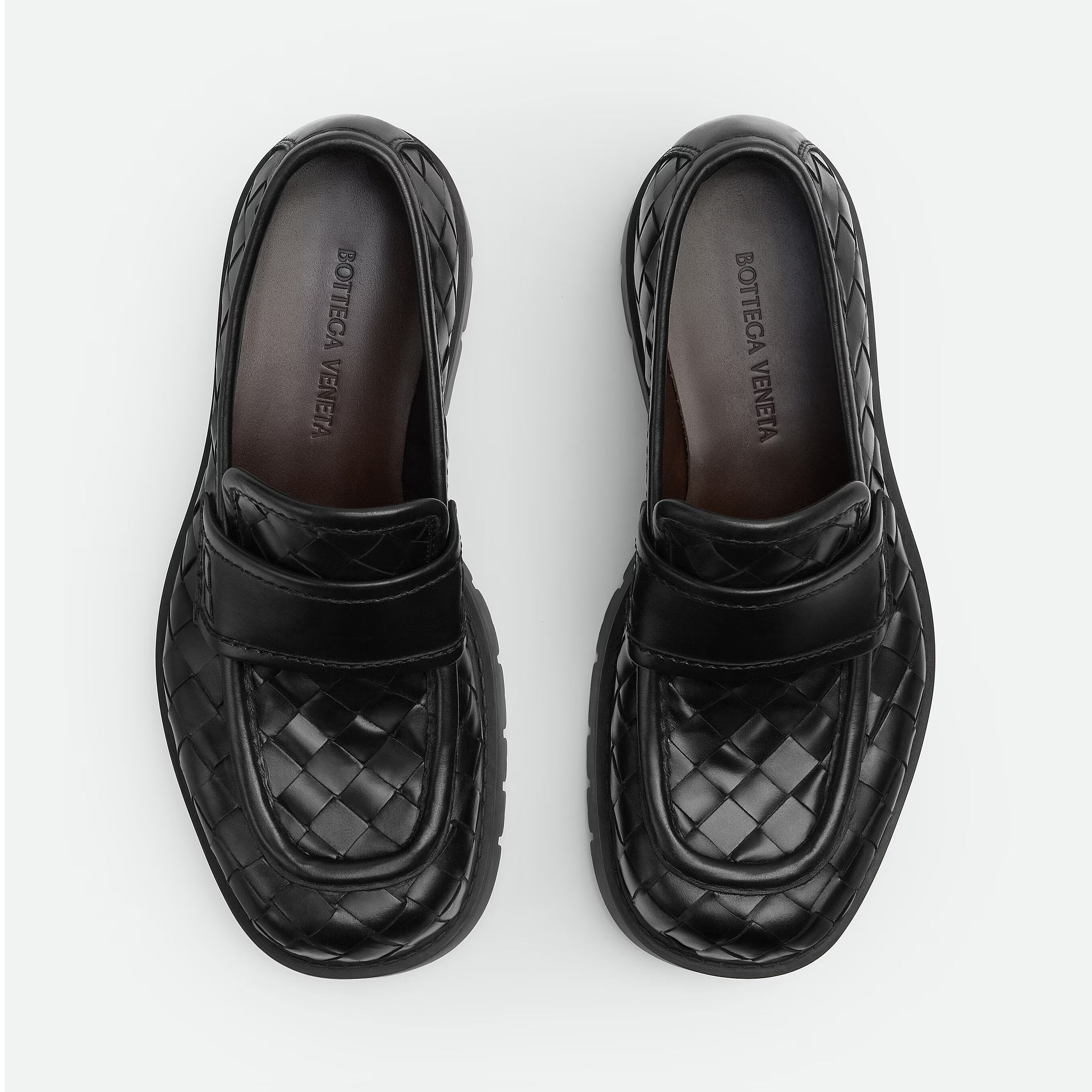 Bottega Veneta Haddock Loafers Men, Black