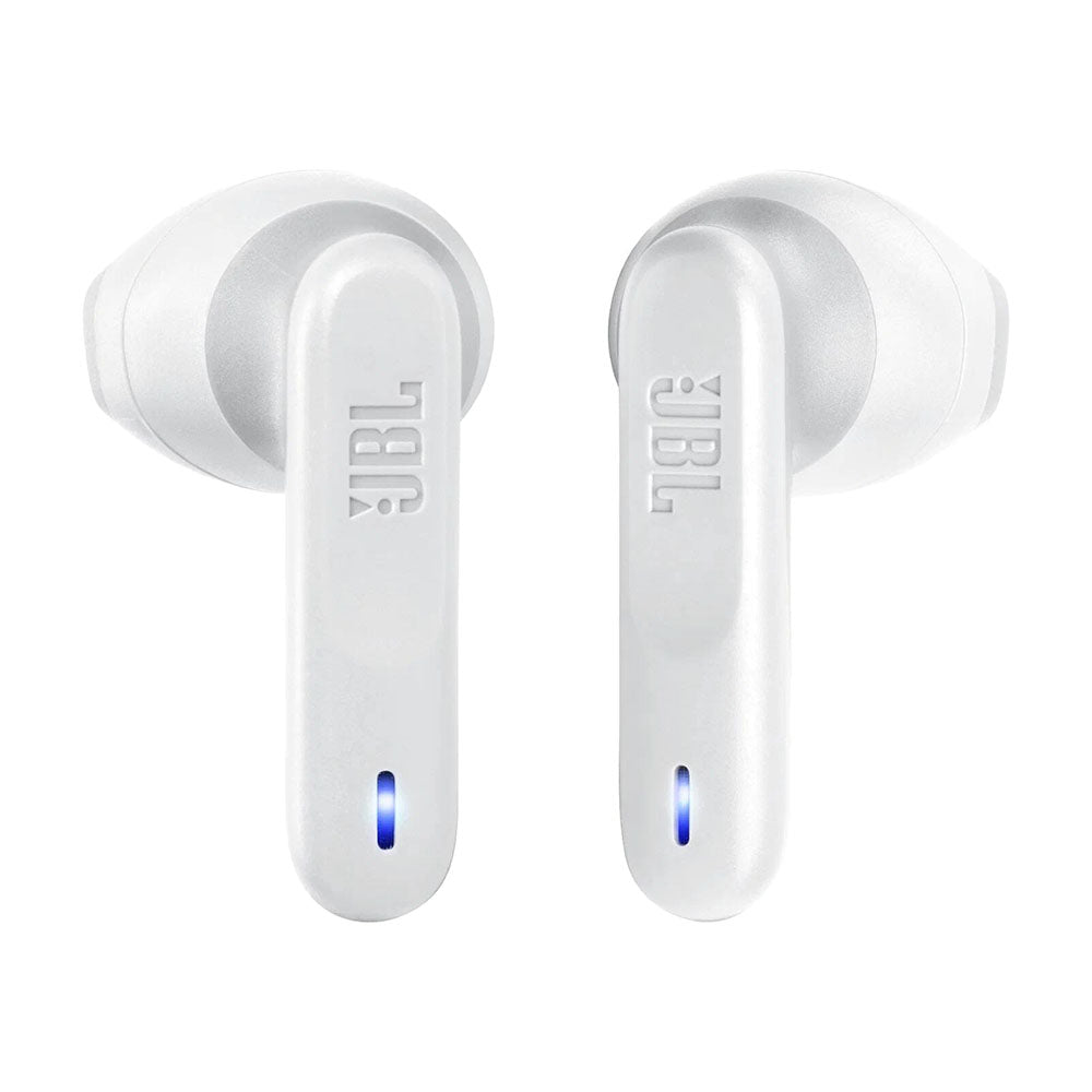 سماعات JBL Wave Flex اللاسلكية، باللون الأبيض