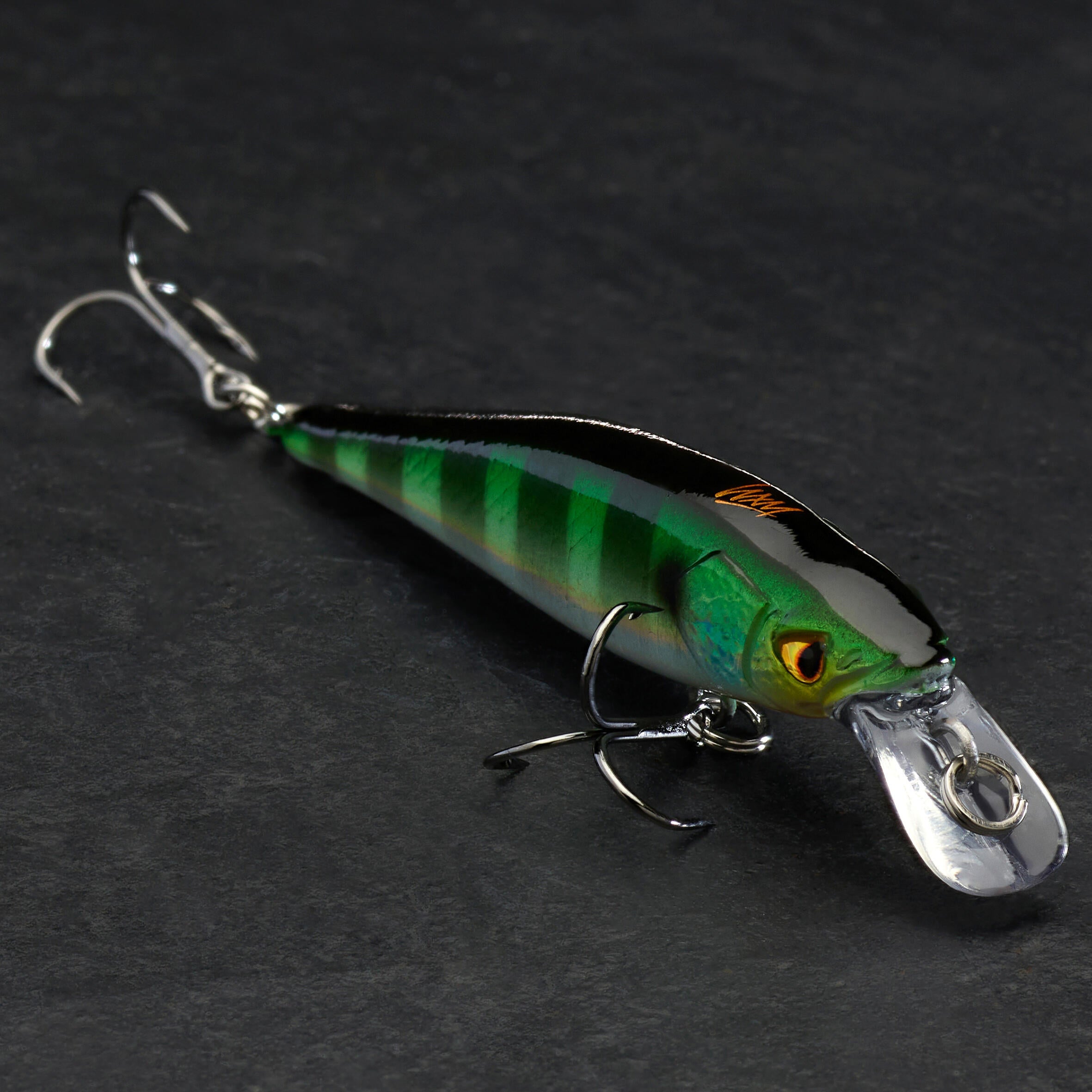 Wobbler Jerkbait Minnow WXM MNW 50 SP Bluegill CAPERLAN, green/black