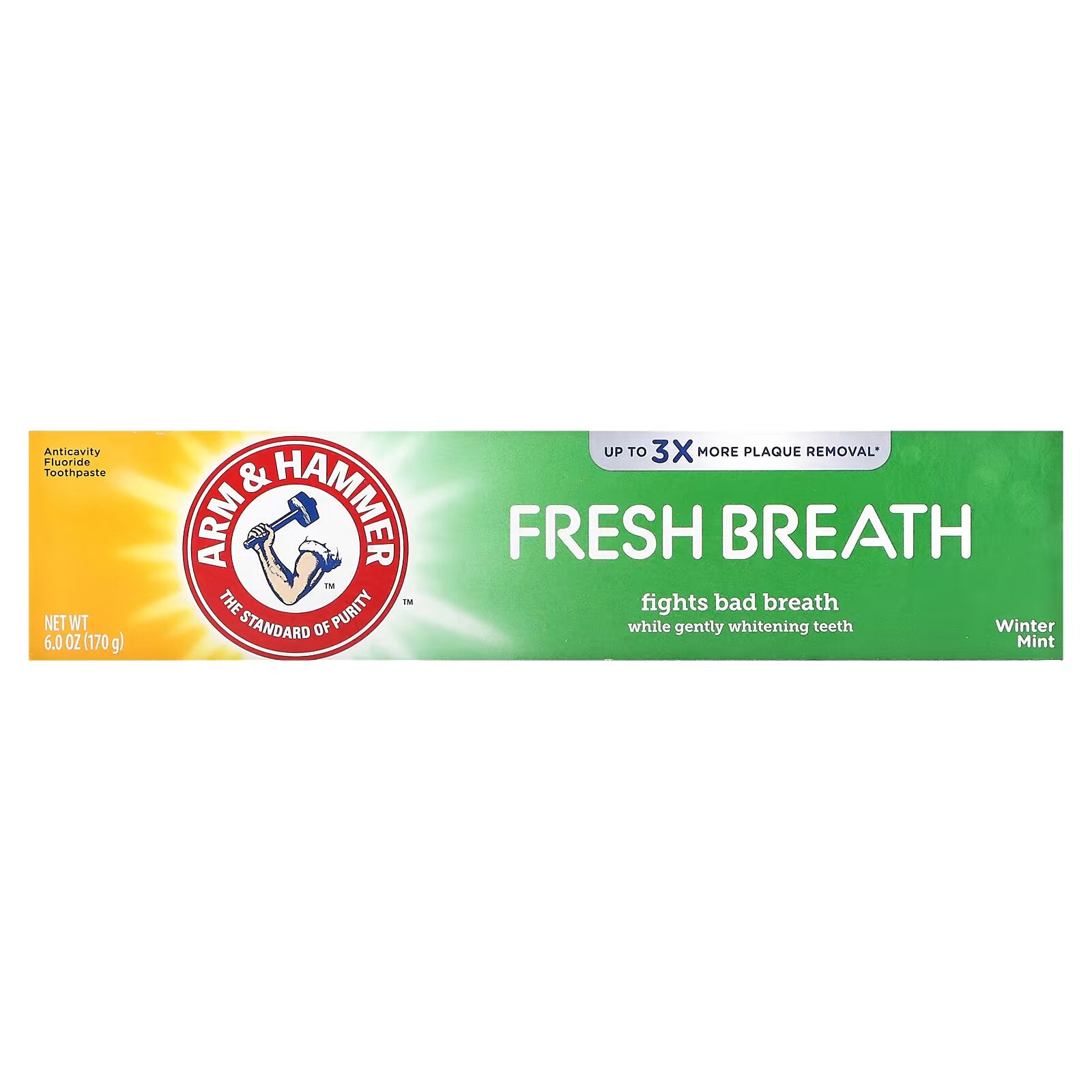 Arm & Hammer, AdvanceWhite, Breath Freshening Toothpaste, Winter Mint, 6.0 oz (170 g)