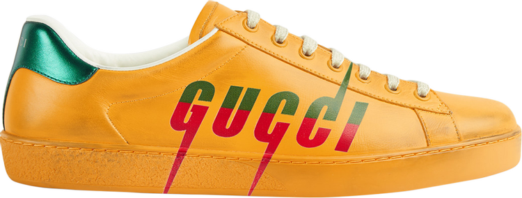 Gucci Ace Gucci Blade Sneakers - Distressed Yellow