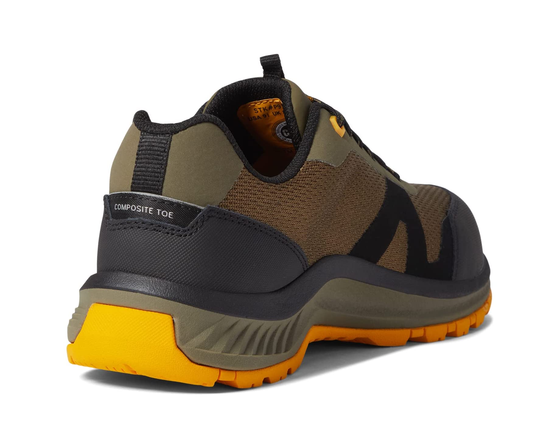 Sneakers Passage Composite Toe Caterpillar, olive