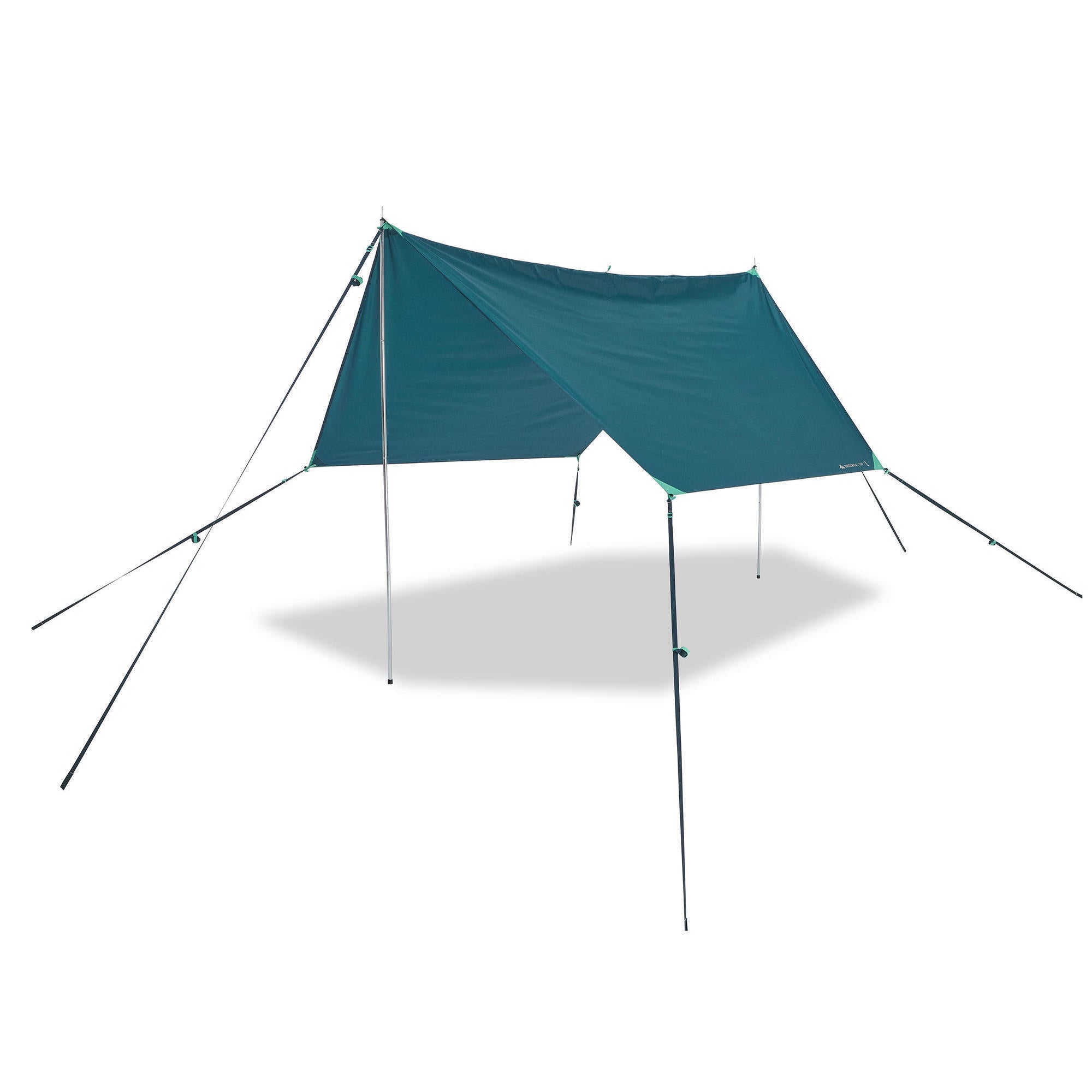 Multifunctional camping canopy Quechua, turquoise/blue