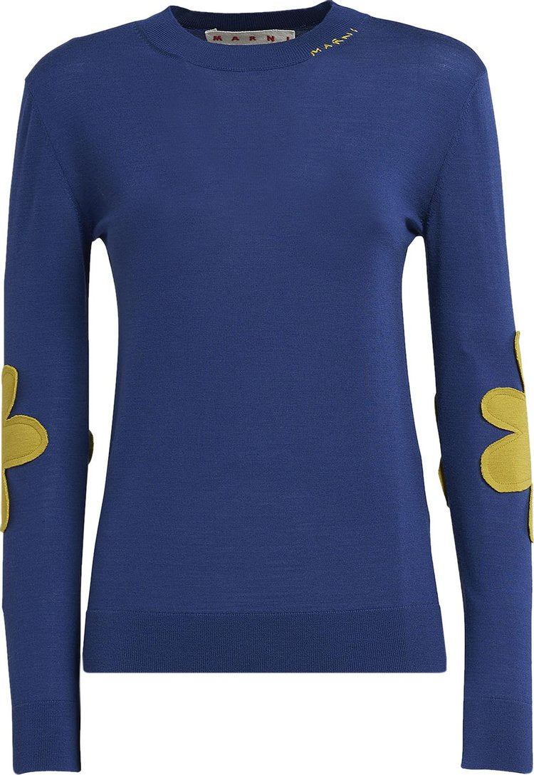 Marni Roundneck Sweater 'Cornflower', blue