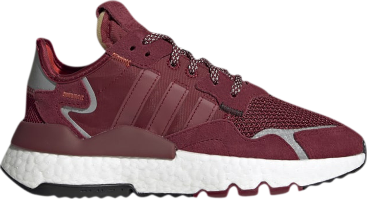 Adidas 3M x Nite Jogger J 'Burgundy' sneakers, red