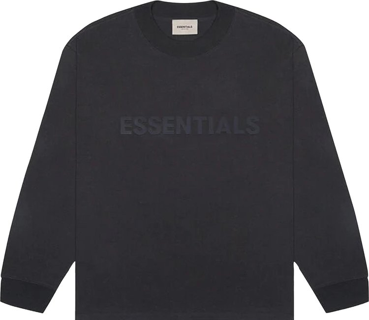 Fear of God Essentials Long Sleeve T-Shirt 'Black', Black