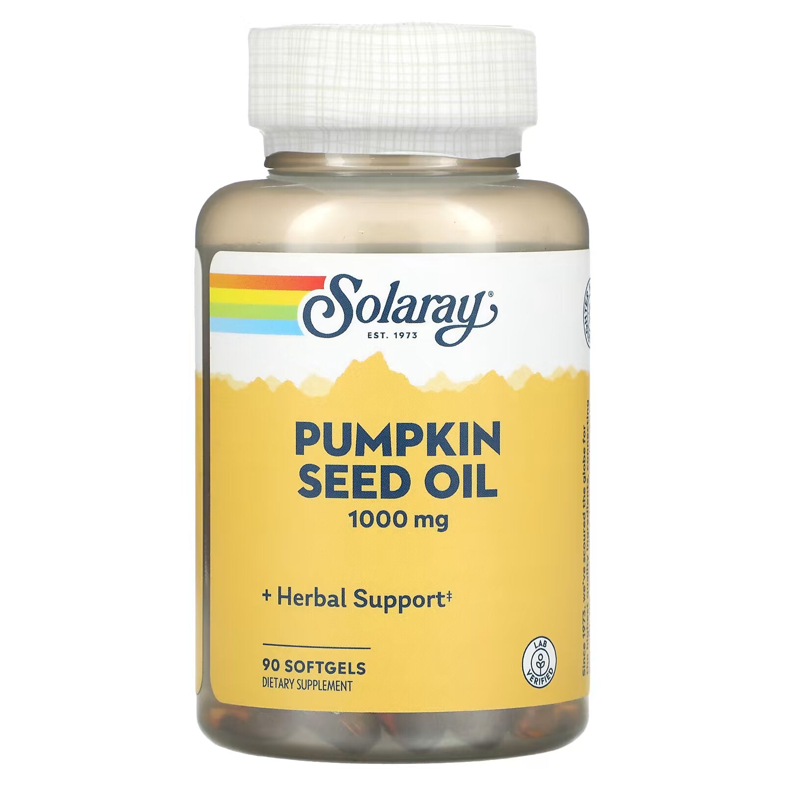 Solaray, Pumpkin Seed Oil, 1000 mg, 90 Capsules