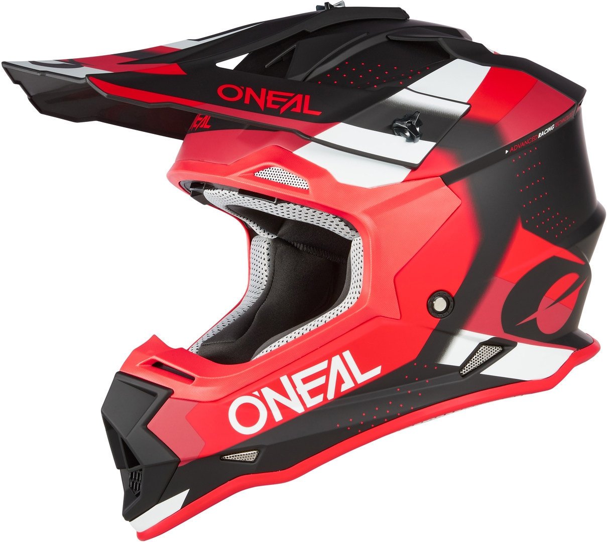 Oneal 2Series Spyde V23 Motocross Helmet, Black/Red/White