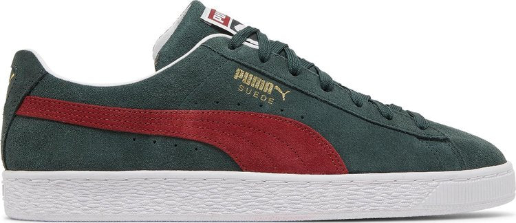 Sneakers Puma Suede Classic 21 Green Gables Intense Red, green