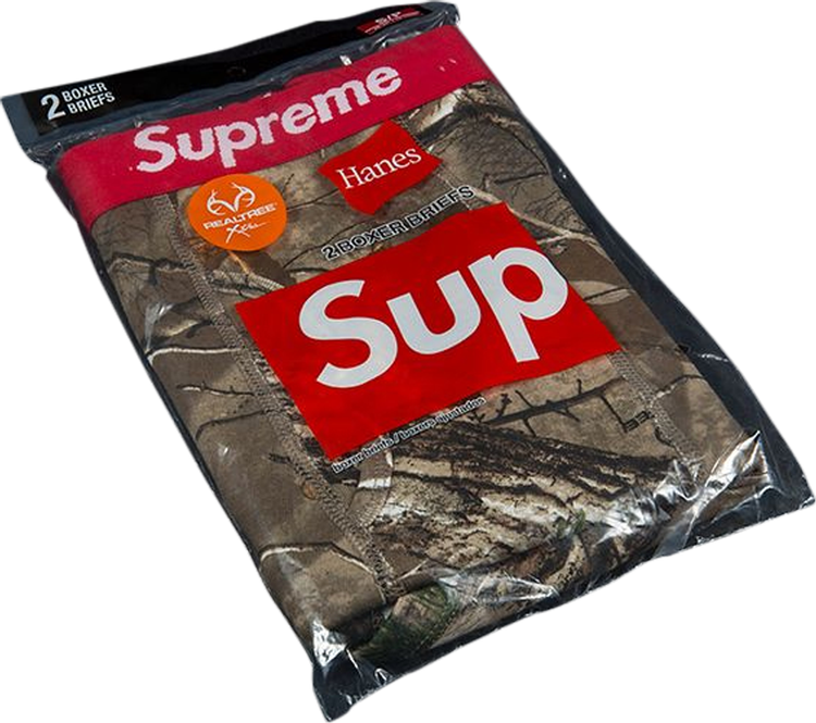 ملابس داخلية بوكسر من Supreme x Hanes Realtree "Realtree"، متعددة الألوان