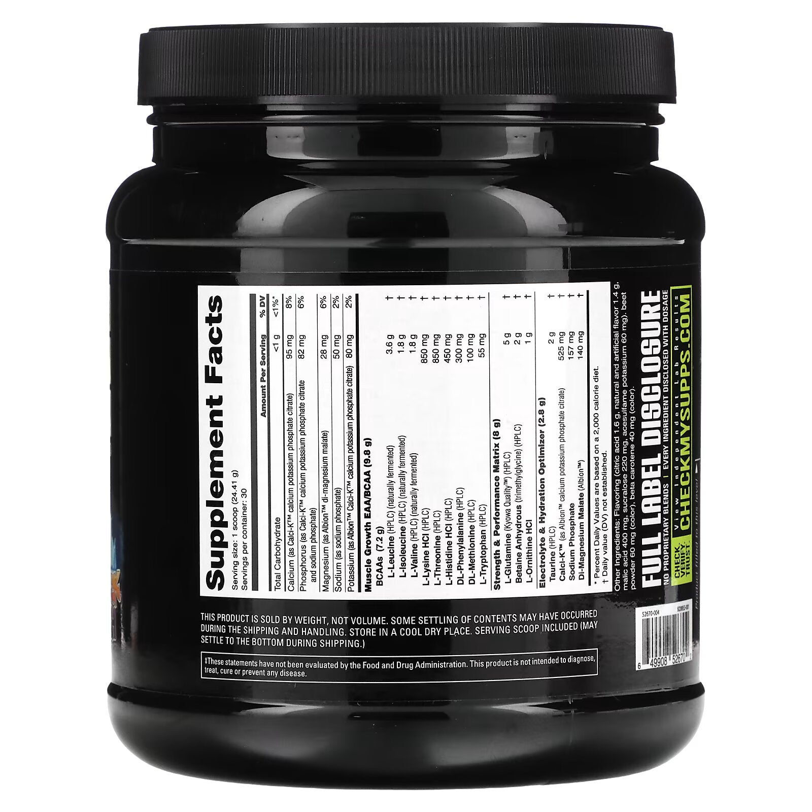 NutraBio Labs, Intra Blast، وقود العضلات أثناء التمرين، نكهة نيويورك بانش، 1.61 رطل (732 جرام)