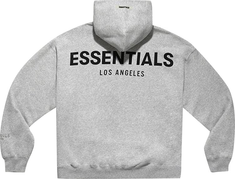 Fear of God Essentials Los Angeles Pullover Hoodie 'Grey', Gray