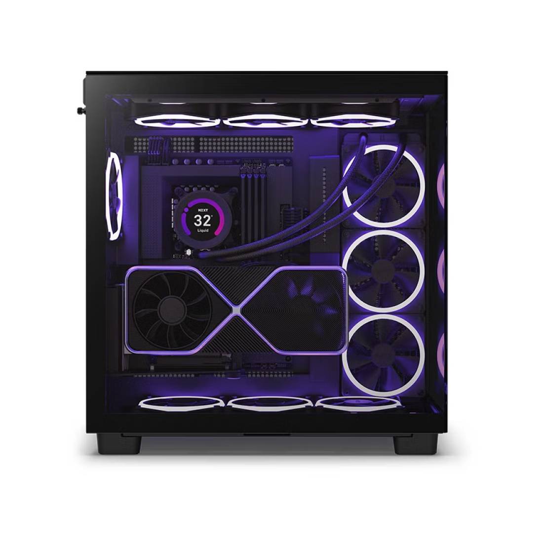 Case NZXT H9 Elite, ATX/Micro-ATX, Mid Tower, black